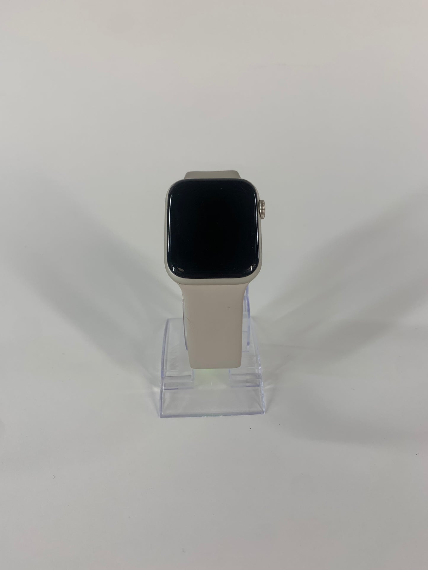 GPS Only Apple Watch SE 2nd Gen 44MM Silver White Sport Band A2727