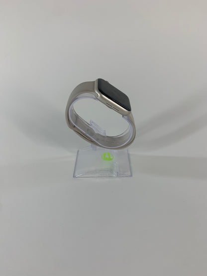 GPS Only Apple Watch SE 2nd Gen 44MM Silver White Sport Band A2727