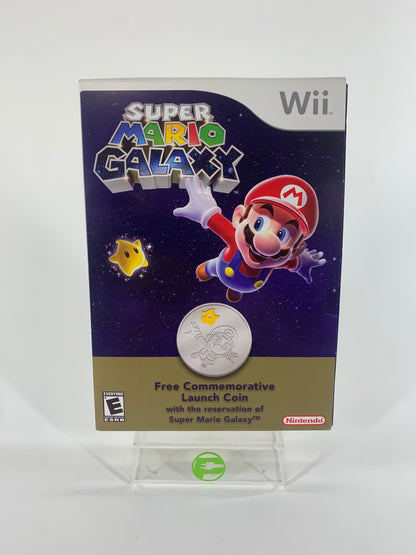 New Nintendo Super Mario Galaxy Wii Commemorative Launch Coin Only No Game