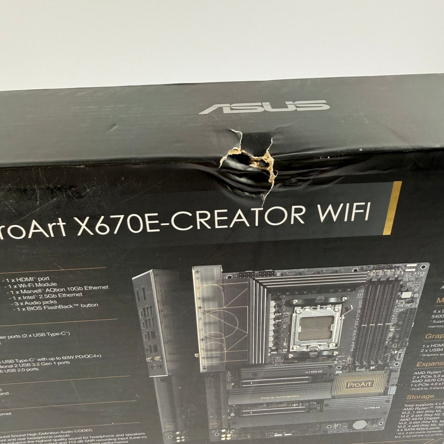 New Asus ProArt X670E-Creator WiFi AM5 ATX