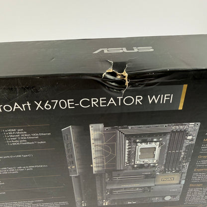 New Asus ProArt X670E-Creator WiFi AM5 ATX