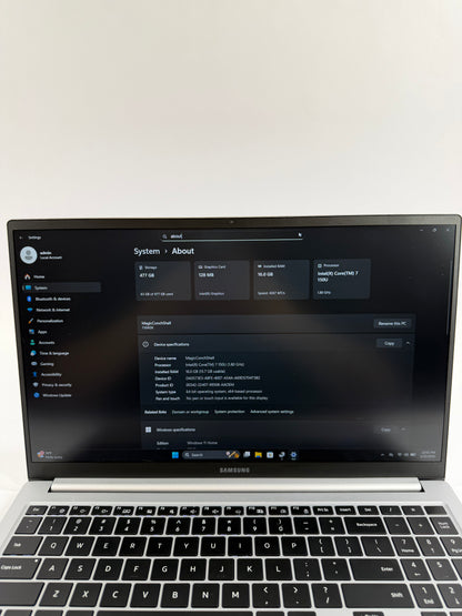 Samsung Galaxy Book4 NP750XGK 15.6" 7150U 1.8GHz 16GB RAM 512GB SSD