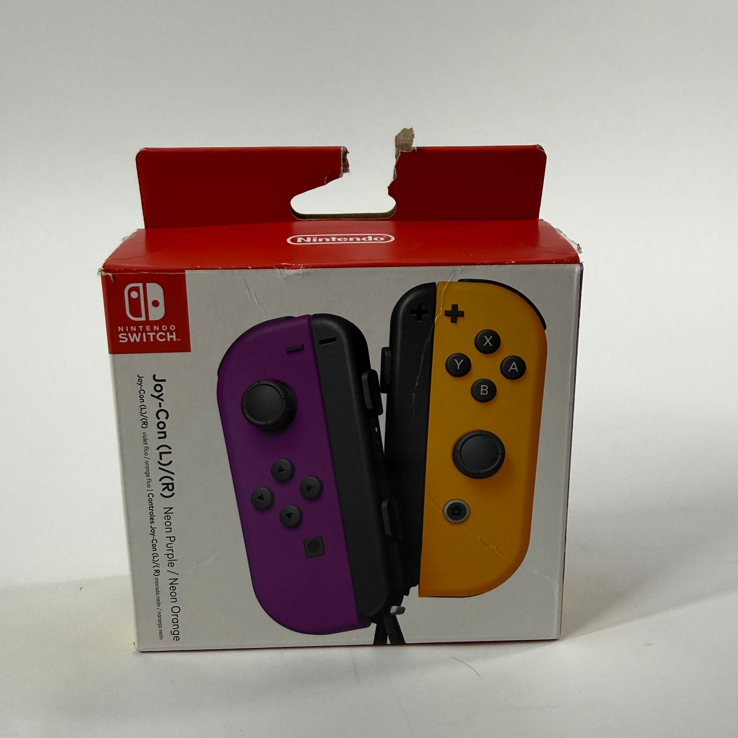 Nintendo Switch Controller Controller HAC-016 Neon Purple/Neon Orange