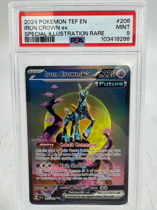 Pokémon TCG Temporal Forces 2024 POKEMON TEF EN-TEMPORAL FORCES 206 IRON CROWN