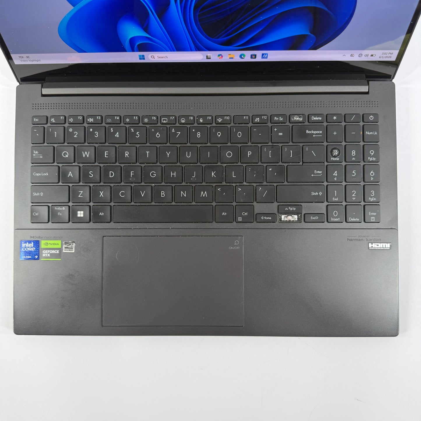 Broken Asus Vivobook Pro 15 Core Ultra 9 185H 2.5GHz 24GB RAM 2TB SSD READ