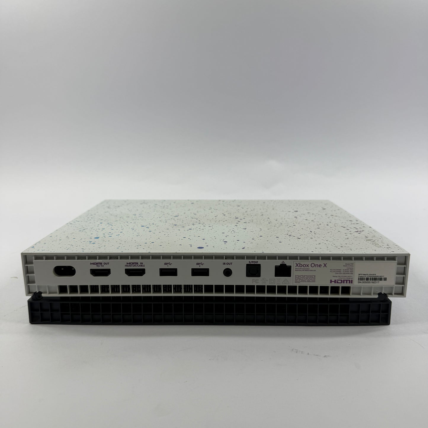Broken Microsoft Xbox One X 1TB Hyperspace edition 1787