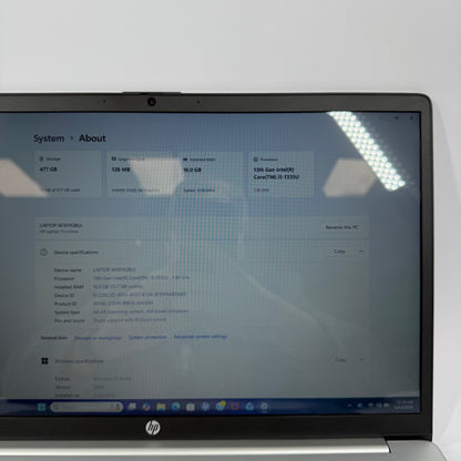 HP Laptop 17-CN3123NR 17" i5-1335U 1.3GHz 16GB RAM 512GB SSD